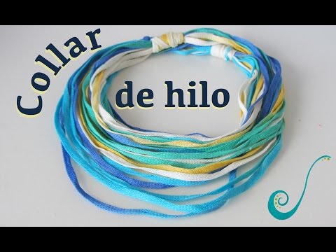 Bonito collar de hilo