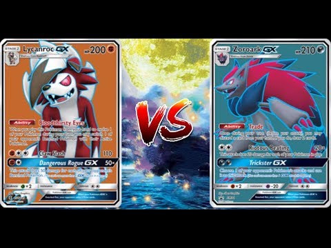 Pokemon TCG Online Lycanroc GX Buzzwole VS Zoroark GX Oranguru!!