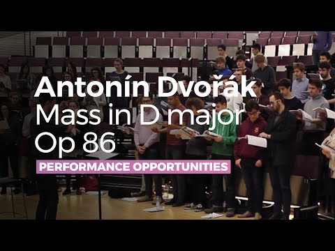 RNCM Symphony Chorus rehearsal - Antonín Dvořák Mass in D major Op 86
