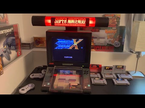 Super Nintendo Kiosk - SNES Kiosk - Mega Man X intro