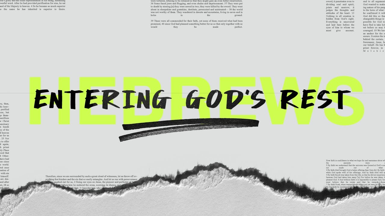 Entering God's Rest