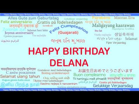 Delana   Languages Idiomas - Happy Birthday