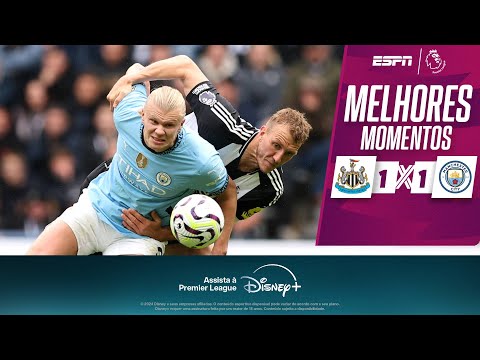 Gols e lances de Newcastle United x Manchester City