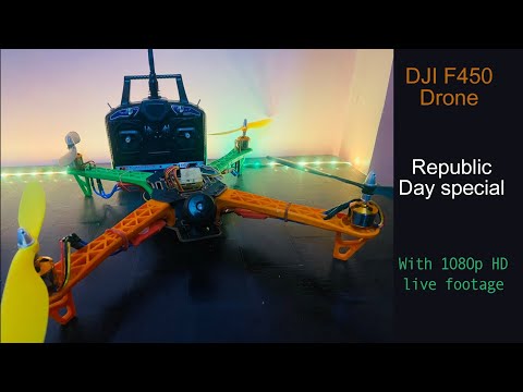 How I built my Tricolour drone with HD cam | DJI F450 |