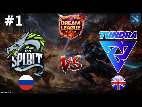 ОНИ УСТРОИЛИ ТРЭШ-ЭКШН! | Spirit vs Tundra #1 (BO2) DL S28