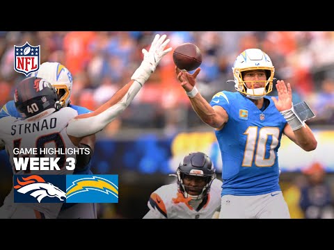 Denver Broncos vs. Los Angeles Chargers Game Highlights | 2025 NFL Season Week 3