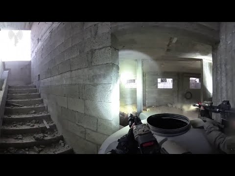 Lotar counter-terrorism unit operating in Jabalya, northern Gaza