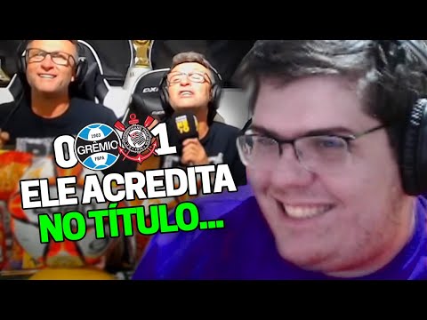 CASIMIRO REAGE AO CRAQUE NETO - GRÊMIO 0X1 CORINTHIANS | Cortes do Casimito