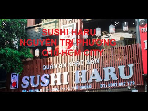 Avalie QUÁN ĂN NHẬT| ✅ SUSHI HARU ✅| QUÁN 10_HO CHI MINH CITY
