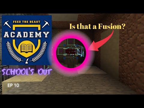 FTB Academy. Ep 10. Draconic Fusion and Leaving School.