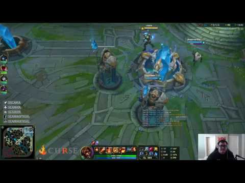 S6 Challenger Ranked Gameplay     Scarra as Brand vs Anivia Mid