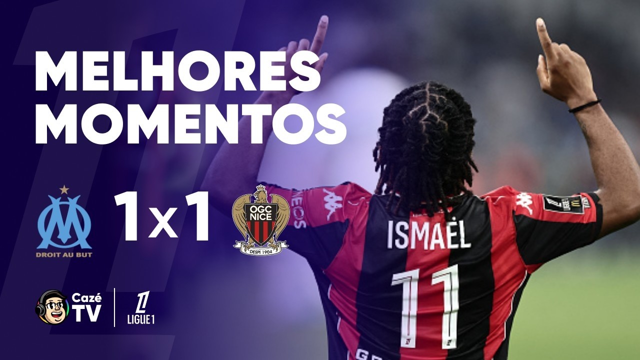 MELHORES MOMENTOS: MARSEILLE 1 X 1 NICE | LIGUE 1 2025/2026 | 31ª RODADA