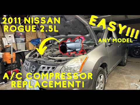 Nissan Rogue/ Altima/ Sentra AC Compressor Replacement (2.5 A/C)