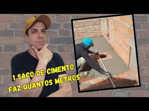 1 Saco de cimento faz quantos metros de contrapiso