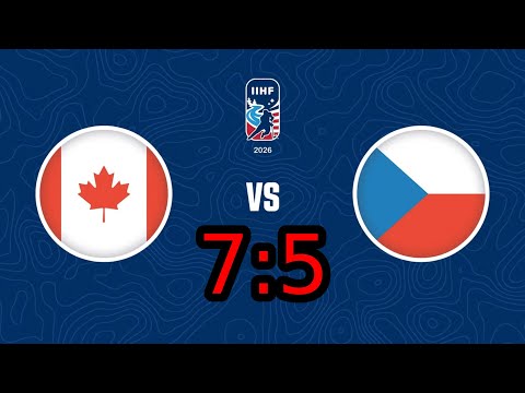 ČESKO vs KANADA U20 | SESTŘIH GÓLŮ | MS JUNIORŮ
