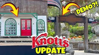 NEW BIG PARK CHANGES to Knott's Berry Farm | PREPARATIONS for Knott's Merry Farm 2025 Underway!