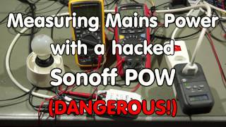 #99 Measuring Power, hacked Sonoff POW, MQTT, Adafruit.io and Home Automation