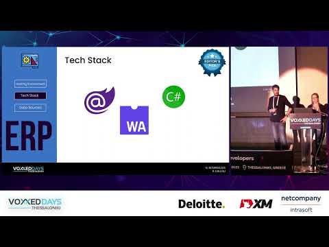 Voxxed Days Thessaloniki 2023 - Modernizing ERP for the Cloud by Giannis Bourgazlis & Roula Kallou