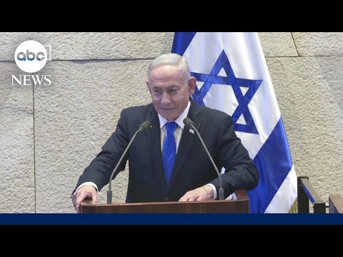 Israeli PM Netanyahu thanks 'our great friend' Trump at the Knesset
