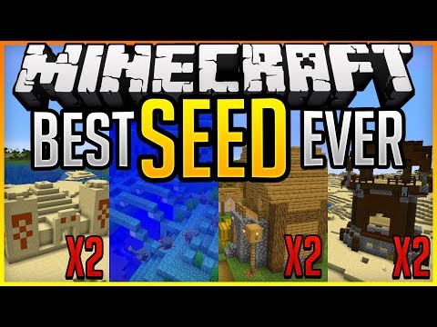 Best Seed Ever 2x Outposts 2x Pyramids 2x Villages Oceanmonument More Spawn Minecraft 1 14 4 Minecraft Map