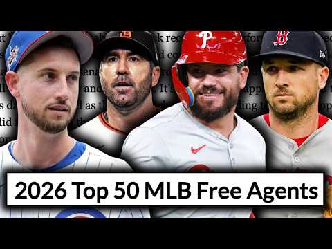 Ranking the TOP 50 MLB FREE AGENTS in 2026