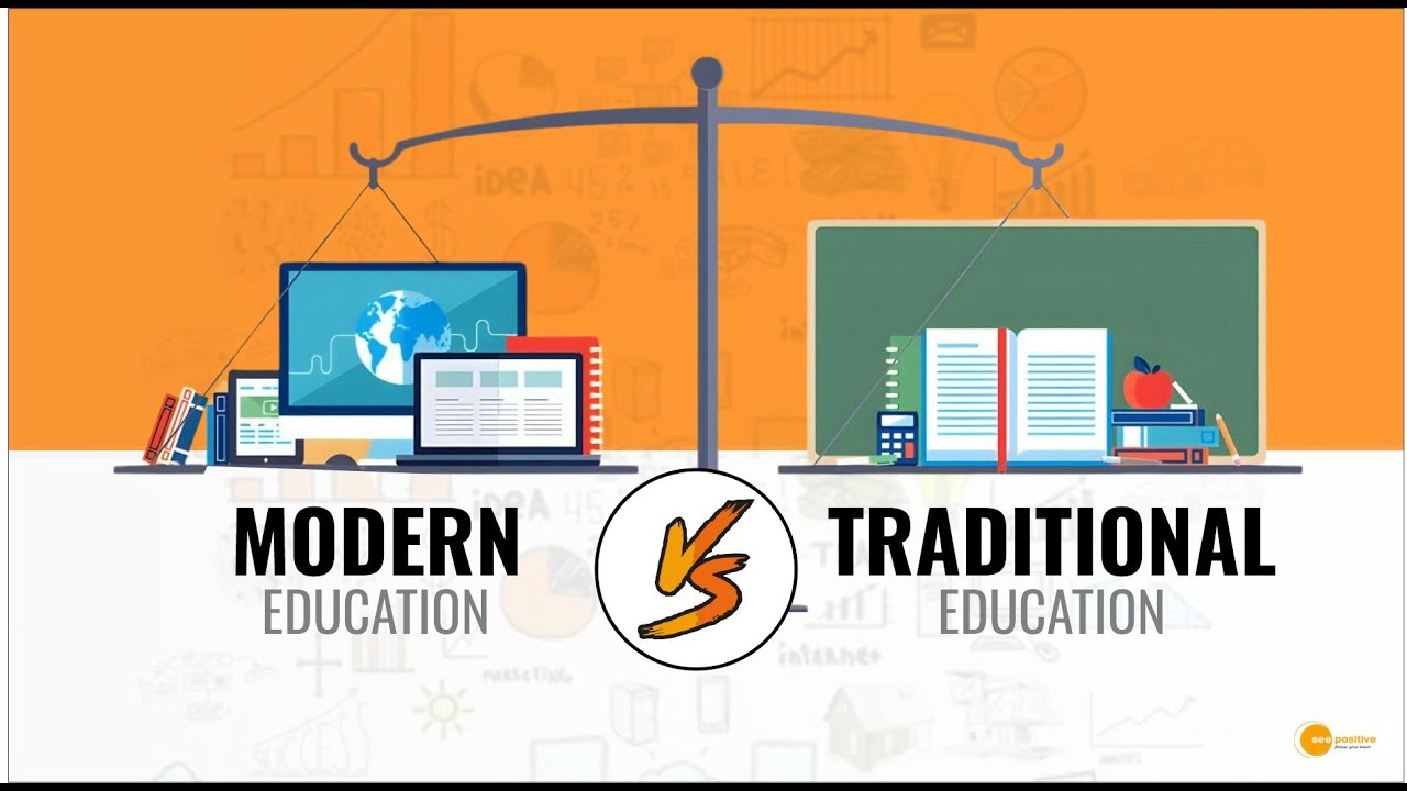 What is the difference between the modern and traditional method of