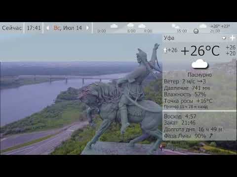 Погода. Уфа. 13-16 июля 19 г.