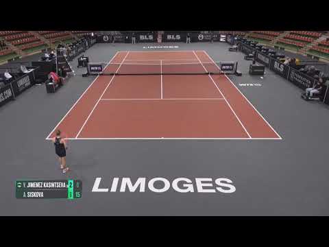 Victoria Jimenez Kasintseva [8] (AND) vs Anna Siskova [Q] (CZE) // 7-5 2-6 2-6 // W125 Limoges // R1