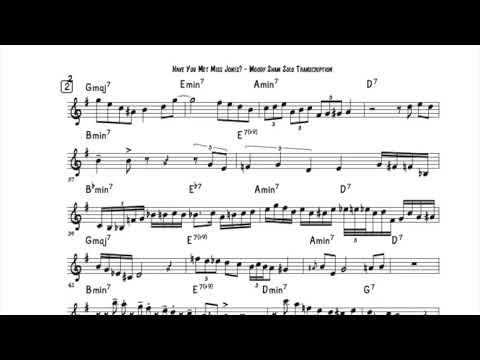 Have You Met Miss Jones? - Woody Shaw Solo Transcription