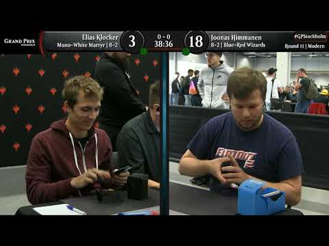 Magic the Gathering GP Stockholm 2018 Round 11 Modern