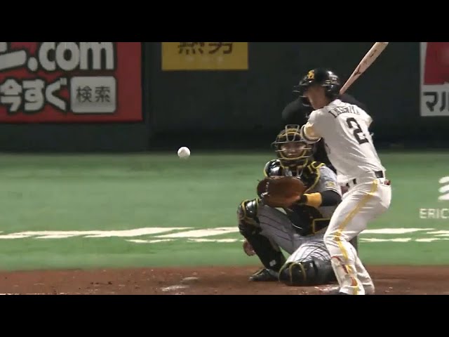【5回裏】ホークス・今宮 左中間フェンス直撃のタイムリー2ベースヒット!! 2015/6/10 H-T