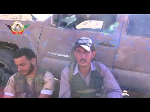 كلمات لعناصر لواء التوحيد قبل التوجه للمعارك في مدينة القصير في ريف حمص