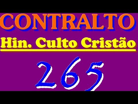 265-  TERÁS  VIDA  EM  OLHAR  PRA  JESUS  -  CONTRALTO