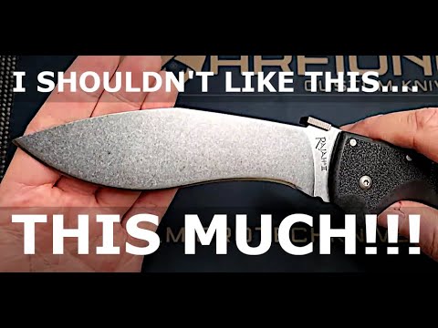 Why did I WAIT SO LONG to get this?!? | Cold Steel Rajah II Folding Kukri #knifereview #coldsteel