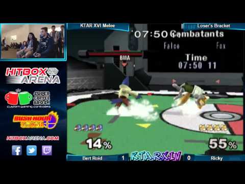 KTAR 14 Melee Singles Ricky (Fox) vs BERT Roid (Falco) Loser's Top 8