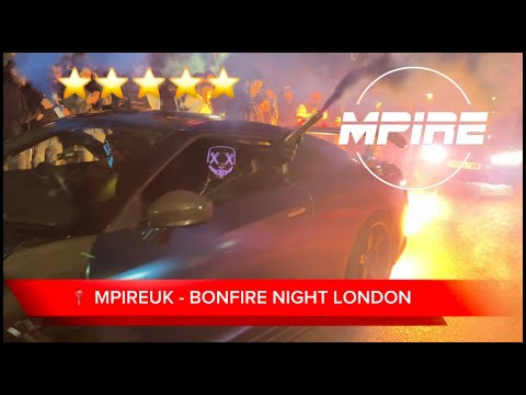 #MPIREUK BONFIRE NIGHT CAR MEET - Flames, Burnouts, Fireworks, Bangs and more!