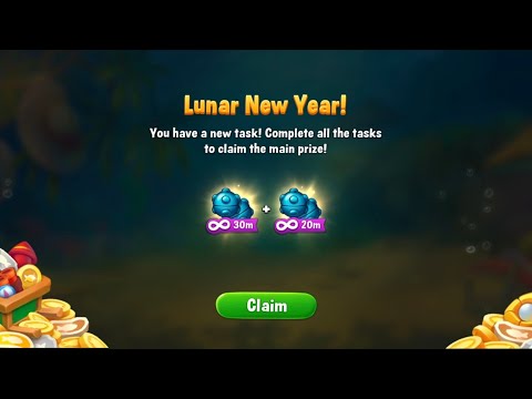 Fishdom Lunar New Year Win Strikes Fast Play 3426 - 3435, Get FREE Double Bombs