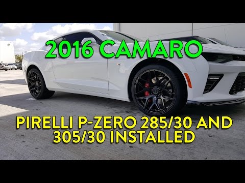 Pirelli P-Zero 285/30 and 305/30 Installed