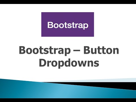Bootstrap 3 Tutorials - #14 Button Dropdowns