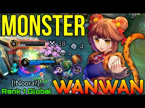 Real Monster Wanwan Deadly Crossbow - Top 1 Global Wanwan by {!Noora?} - Mobile Legends