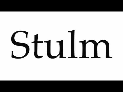 How to Pronounce Stulm