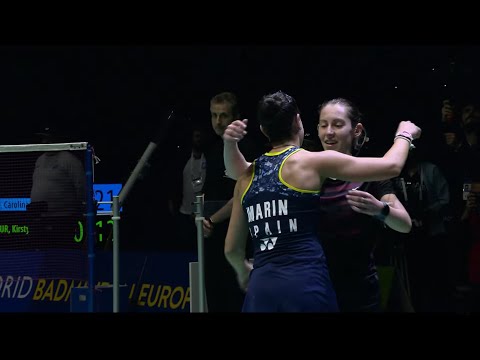 Match Point - Carolina Marin vs Kirsty Gilmour - WS, Final - European Championships 2022