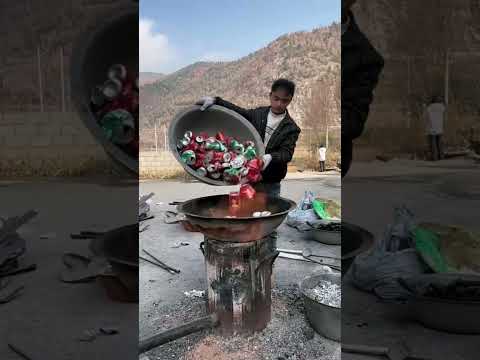 Creative Way to Recycle Aluminum Cans!