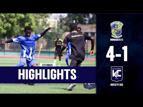 EXTENDED HIGHLIGHTS! Kof City (U15) 1 - 4 Monarch FC