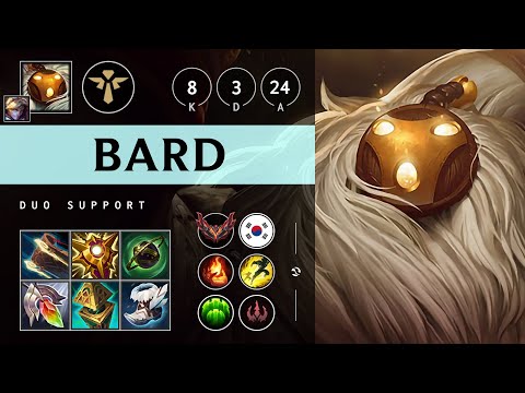 Bard Support vs Seraphine: Vision Controller - KR Grandmaster Patch 14.18