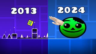 Geometry Dash 2013 Vs. 2024