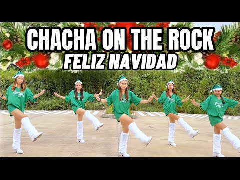 CHACHA ON THE ROCK x FELIZ NAVIDAD / Dj Rowel Remix / Christmas Dance Workout ft. Danza Carol Angels