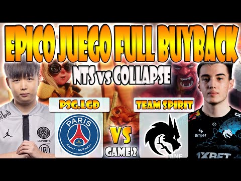 PSG.LGD VS TEAM SPIRIT BO2[GAME 2] YATORO VS NOTHINGTOSAY - DREAMLEAGUE SEASON 20 -DOTA 2