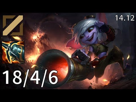 Tristana Mid vs Kog'Maw - EUW Master | Patch 14.12