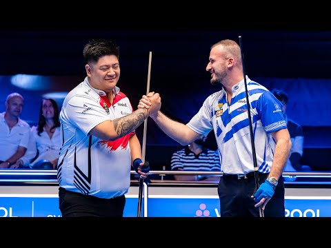 Mario He vs Alex Kazakis | Round One | 2023 World Pool Masters